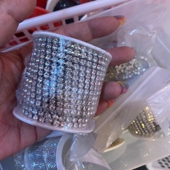 手芸やネイルで使えます⭐︎キラキラチェーン⭐︎お洋服やデコ電 1500円の画像