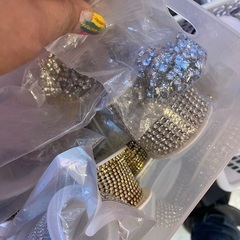 手芸やネイルで使えます⭐︎キラキラチェーン⭐︎お洋服やデコ電 1500円の画像