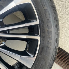 ダイハツ タント  純正１５インチアルミホイール タイヤ付き４セット の画像