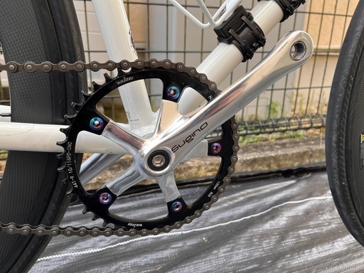 FUJI FEATHER ピスト52サイズロードバイク仕様美品?‍♀️