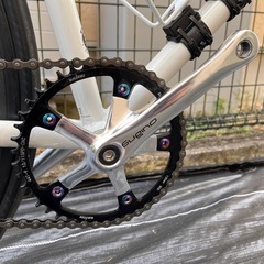 FUJI FEATHER ピスト52サイズロードバイク仕様美品🚴‍♀️の画像