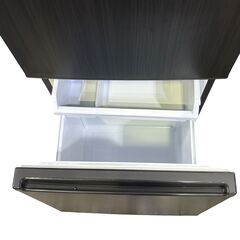 アクア 冷凍冷蔵庫 201L AQR-20E2 2023年製 ウッドブラック 中古の画像