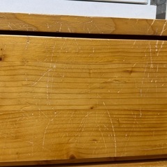 4段タンス　　ローチェスト　茶色　木目の画像