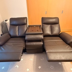 リクライニングソファ3Pの画像