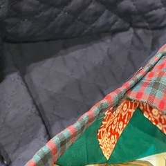 ハンドメイド　パッチワーク手提げバッグ
の画像