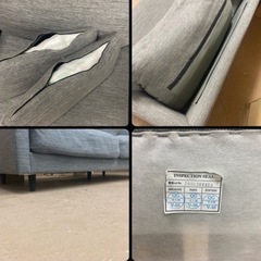 ニトリ製3人掛けソファー　の画像