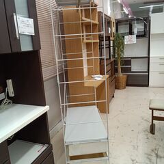 リユースのサカイ栃木店★ジモティ割あり★ 無印良品 収納棚 ライトグレー W85×D41×H175.5 クリーニング済み TC11938の画像