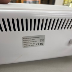 ☆ドリーム荒牧店☆ジモティー割引有☆【クリーニング済み】小型ヒーター/FS007/動作確認済みの画像