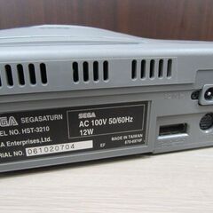 セガサターン HST-0004 本体(HST-3210) コントロールパッド・パワーメモリー付き レトロ ゲーム機本体 中古 現状品 SEGA 苫小牧西店の画像