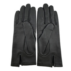 エルメス HERMES 手袋 グローブ ソルド品 ブラックの画像