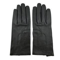 エルメス HERMES 手袋 グローブ ソルド品 ブラックの画像