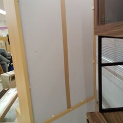 リユースのサカイ栃木店★ジモティ割あり★  PCデスク ホワイト×ベージュ W80×D40×H190 クリーニング済み TC11939の画像