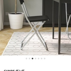 【IKEA】軽量 折り畳み イス  2脚セットの画像