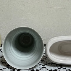 花瓶 陶器 フラワーベース フラワーポットの画像