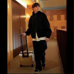 【新品タグ付き】WV PROJECT 2way zipコーデュロイ パーカー 黒 Ｍサイズの画像