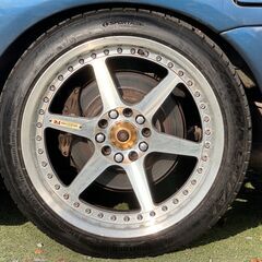 ローンは毎月31,900円～　日産　フェアレディZ　バージョンSツインターボ　Tバールーフ　ＨＫＳＥＶＣブースト ４点式シートベルト☆ブローオフバルブ ＴＥＩＮ車高調☆マナレイスポーツＭＳ－６ハイパー１８インチＡＷ☆マフラー温度計 ブースト圧計 トラストマフラー エアロの画像