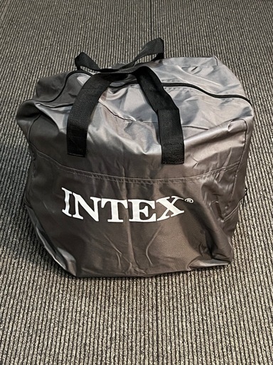 インテックス　エアーベッド　美品