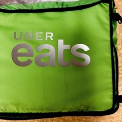 Uber Eats 配達バッグ グリーンの画像