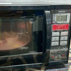 【YAMAZEN】 山善 オーブンレンジ MOR-1550 2011年製 動作確認済み ブラック 電子レンジ キッチン家電 A1005の画像