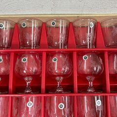 【お売りします】佐々木グラス sasaki glass 洋酒セット オンザロック ブランデー コブレット 各5コの画像