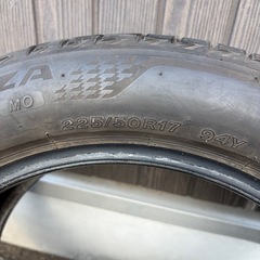 225/50R17 BSトランザ　中古タイヤ2本セットの画像