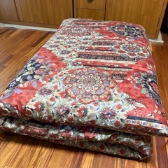 敷布団④ 赤色和布団　シングル敷布団の画像