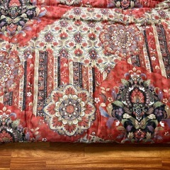 敷布団④ 赤色和布団　シングル敷布団の画像