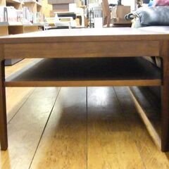 フクラ センターテーブル 幅120 奥行60 高さ40cm SLT002 ウォールナット リビングテーブル コーヒーテーブル ローテーブル  札幌市 厚別区の画像