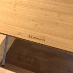 snowpeak（スノーピーク）　ワンアクションテーブルロング竹の画像