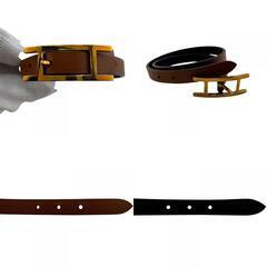 エルメス HERMES ブレスレット ビーアピ ドゥブルトゥール ブラウンの画像