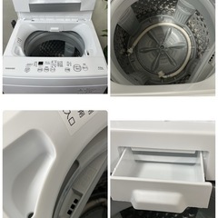 R630 ☀️ 2022年製の高年式！ TOSHIBA 洗濯機 （洗濯4.5㎏) AW-45M9 ⭐ 動作確認済 ⭐ クリーニング済の画像