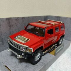 HUMMER（ハマー）プルバックカー（レッド）32分の1スケールの画像