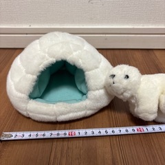 【おもちゃまとめ売り】しろくま　ホッキョクグマ　ぬいぐるみの画像