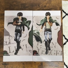 進撃の巨人 リヴァイとエレンのフィギュア　Grandistaの画像