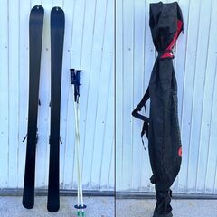 Salomon verse5 lite 150 スキー板 Look TX ビンディング・ストック・ソフトケース付き　/DJ-1281 1FOの画像