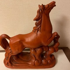 干支　陶器　馬の画像