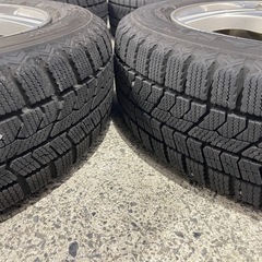 155/65R14 スタッドレスホイールセット TOYO 21年製バリ溝の画像
