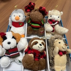 クリスマス　オーナメント　ぬいぐるみの画像