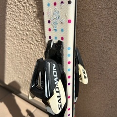 ジュニアスキー板　サロモン120センチの画像
