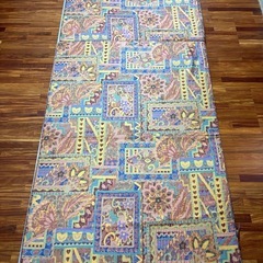 マットレス②  シングル　和柄　日本製　三つ折りの画像