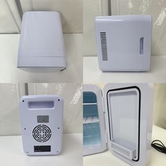 I640 🌈 2023年製の美品♪ Msake ミニ冷蔵庫 (10L) ⭐ 動作確認 ⭐ クリーニング済の画像