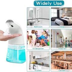 ソープディスペンサー 泡 自動 ハンドソープディスペンサー オート 300ml 洗面所などに適用 半透明ボトル 　転売OK　倒産品　まとめ売り　ネット商材　アマゾン引き上げ商品　メルカリ　副業の画像
