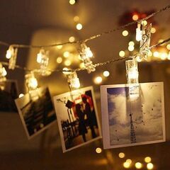 クリスマスにぴったりのクリップライト　イルミネーション　管理番号:M2019_1013_hima＿002Dの画像