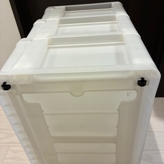 リビングチェスト ホワイト ニトリ の画像