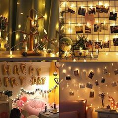 クリップライト　イルミネーション　管理番号M_A_190916_002　電池二個必要の画像