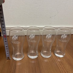 新品未使用　エビス　オリジナルタンブラー　4個セット　箱付きの画像