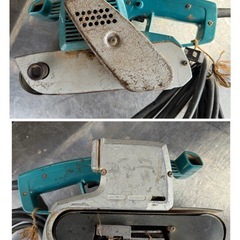 makita マキタ 100V 電気ベルトサンダ　ベルトサイズ76mm×533mm 9900B 大工　工具　電動　の画像