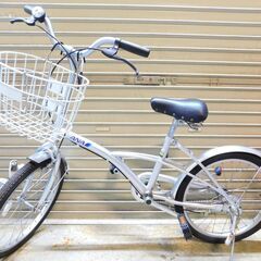 【JM920】 ANA 全日空 20インチ 自転車 ノベルティ マイル交換品 20型 シルバーの画像