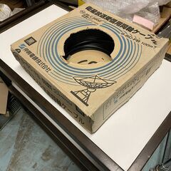 伸興電線 衛星放送受信用同軸ケーブル S-5C-FB 100m※使用済かは不明です。の画像