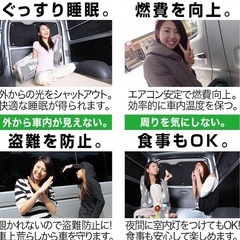 [新品] 本日限りの限定値下げ！！新型 セレナ C28系 プライバシーサンシェード　リア 専用 カーテン 車中泊 の画像